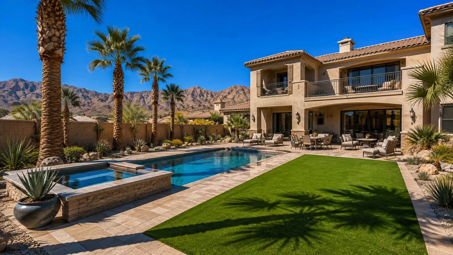 Artificial turf around pool Henderson NV